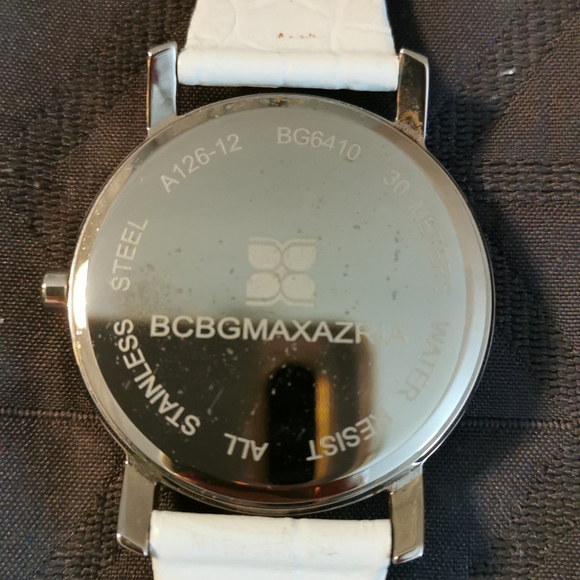 BcbgMaxazria leather white watches, good condition - Picture 5 of 6
